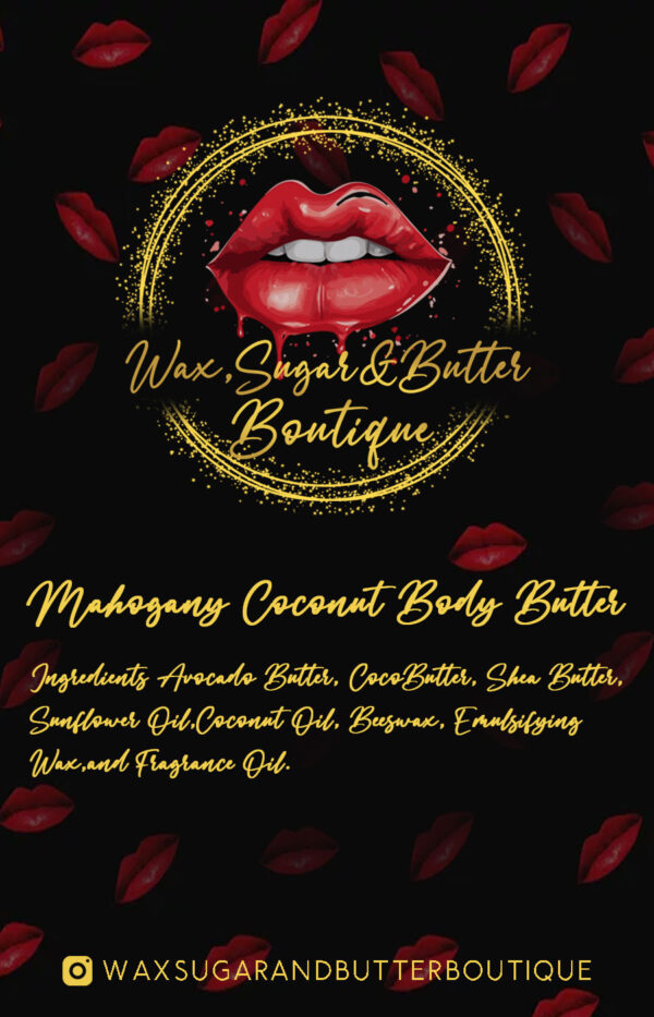 Mahogany Coconut Body Butter - Image 2